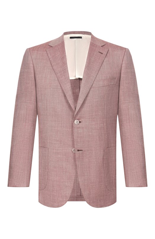 Пиджак из шерсти и шелка Brioni RG0D0X/PDA13 Красный RG0D0X/PDA13