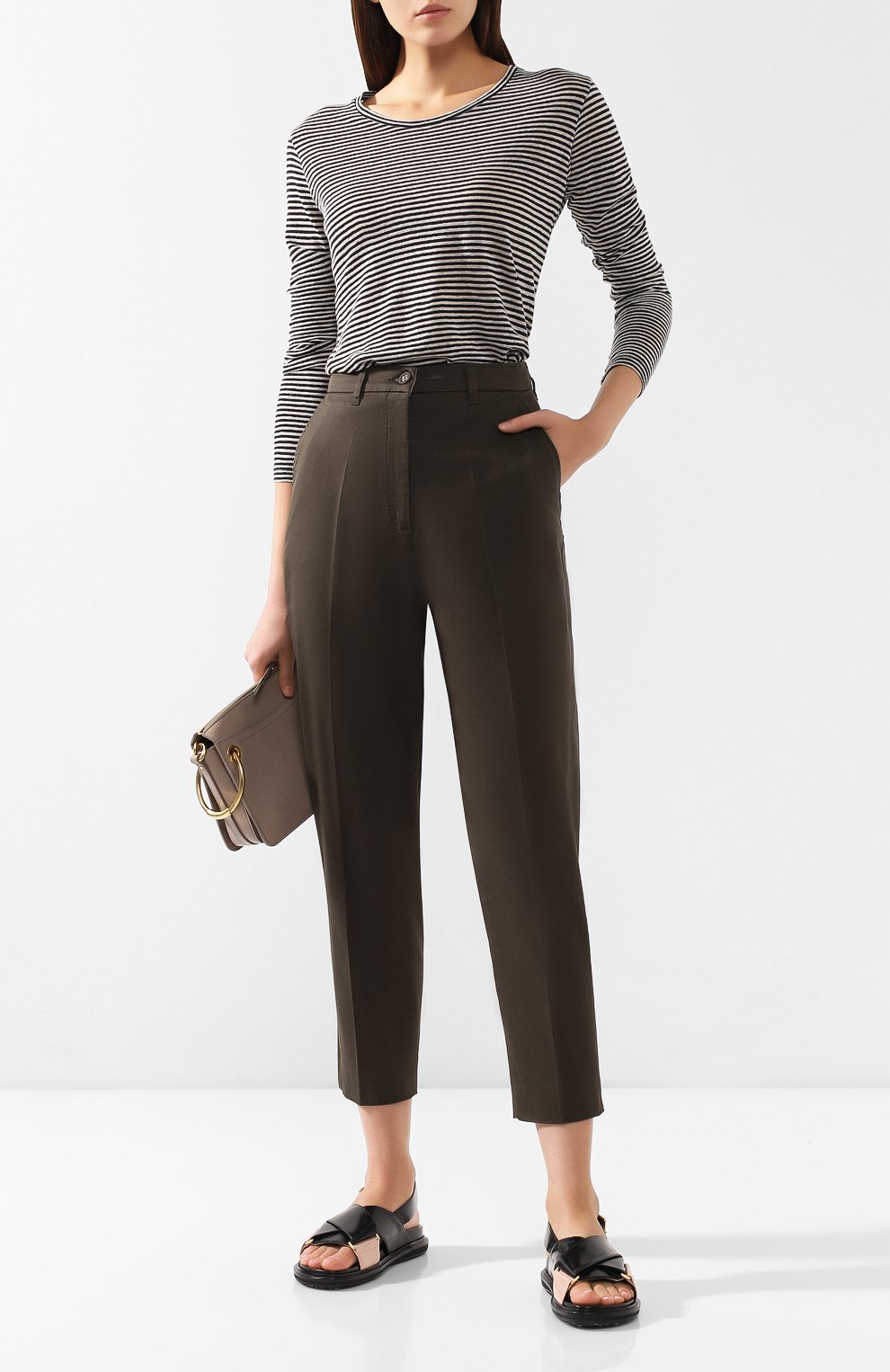 Хлопковые брюки TWO WOMEN IN THE WORLD, арт. LAUREN/UWZLN, фото 2