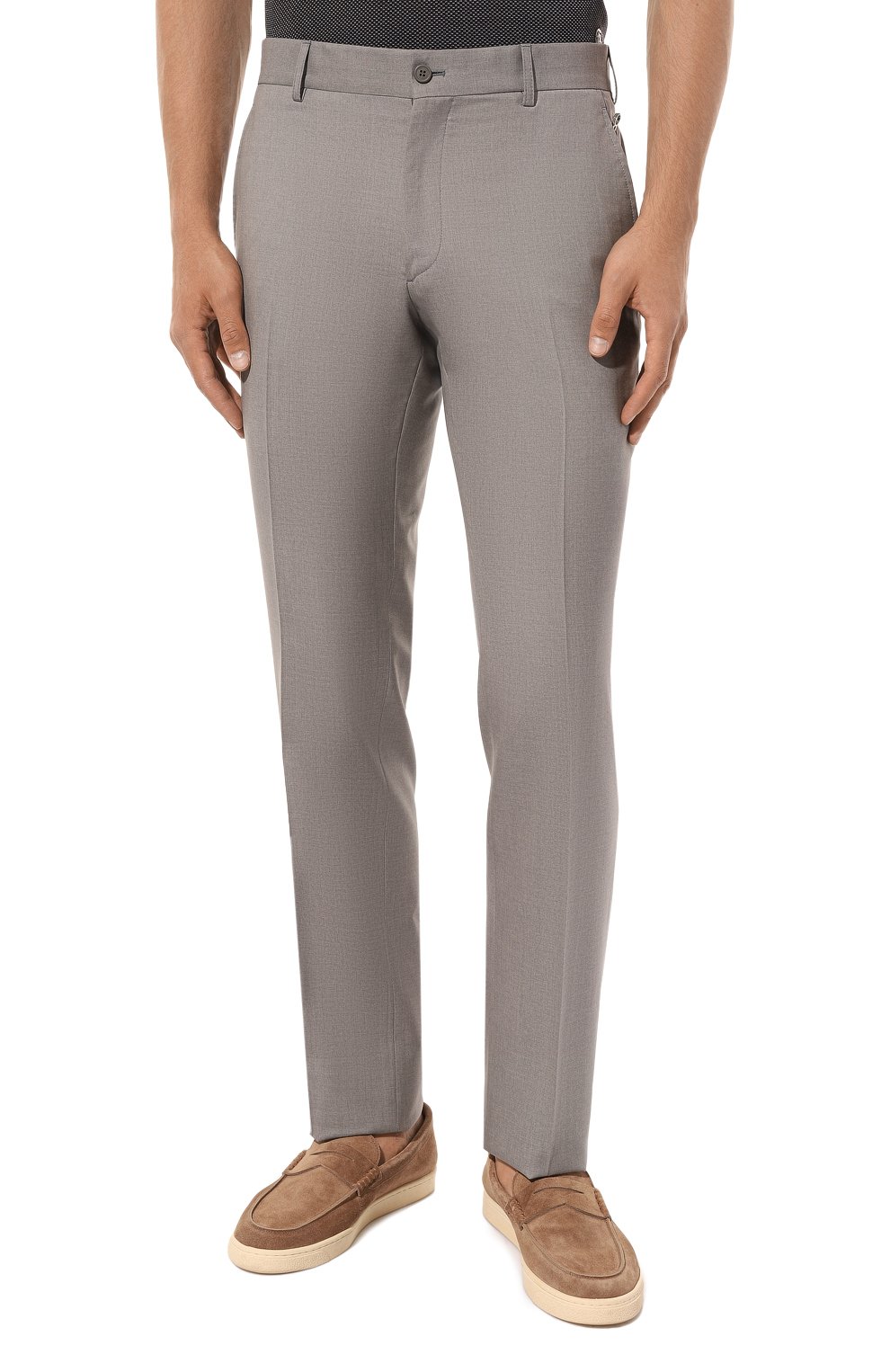 Брюки из шерсти и шелка STEFANO RICCI серого цвета по цене 122500 руб., арт. M5T22SR7T2/WK002H, фото 3 Брюки из шерсти и шелка STEFANO RICCI, арт. M5T22SR7T2/WK002H, фото 3