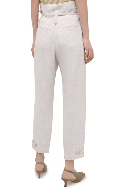 Брюки IRO кремового цвета по цене 43400 руб., арт. WP23M0ST0, фото 4 Брюки IRO, арт. WP23M0ST0, фото 4