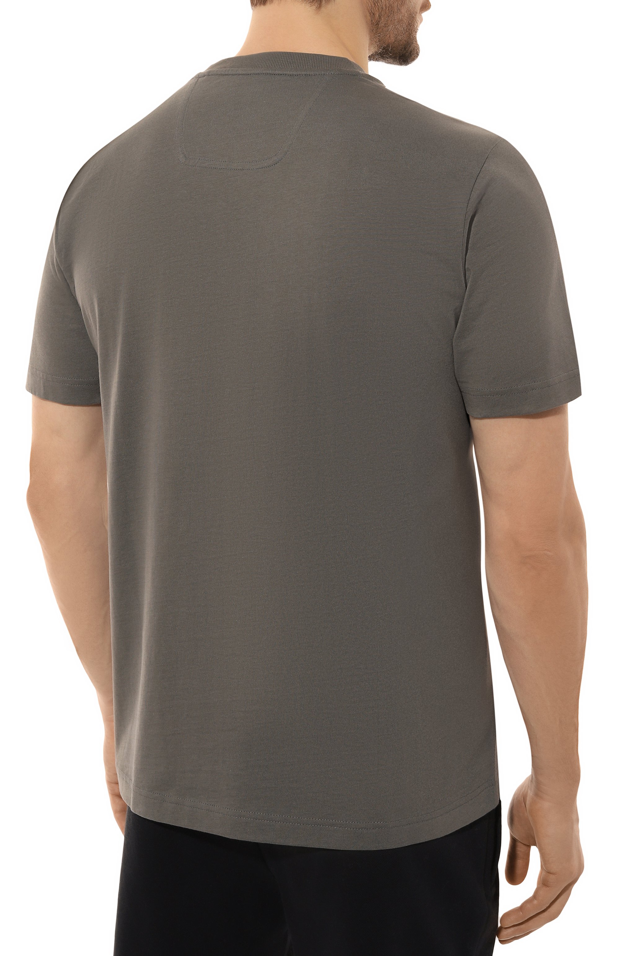 Хлопковая футболка BOSS GREEN, арт. 50525208, фото 4