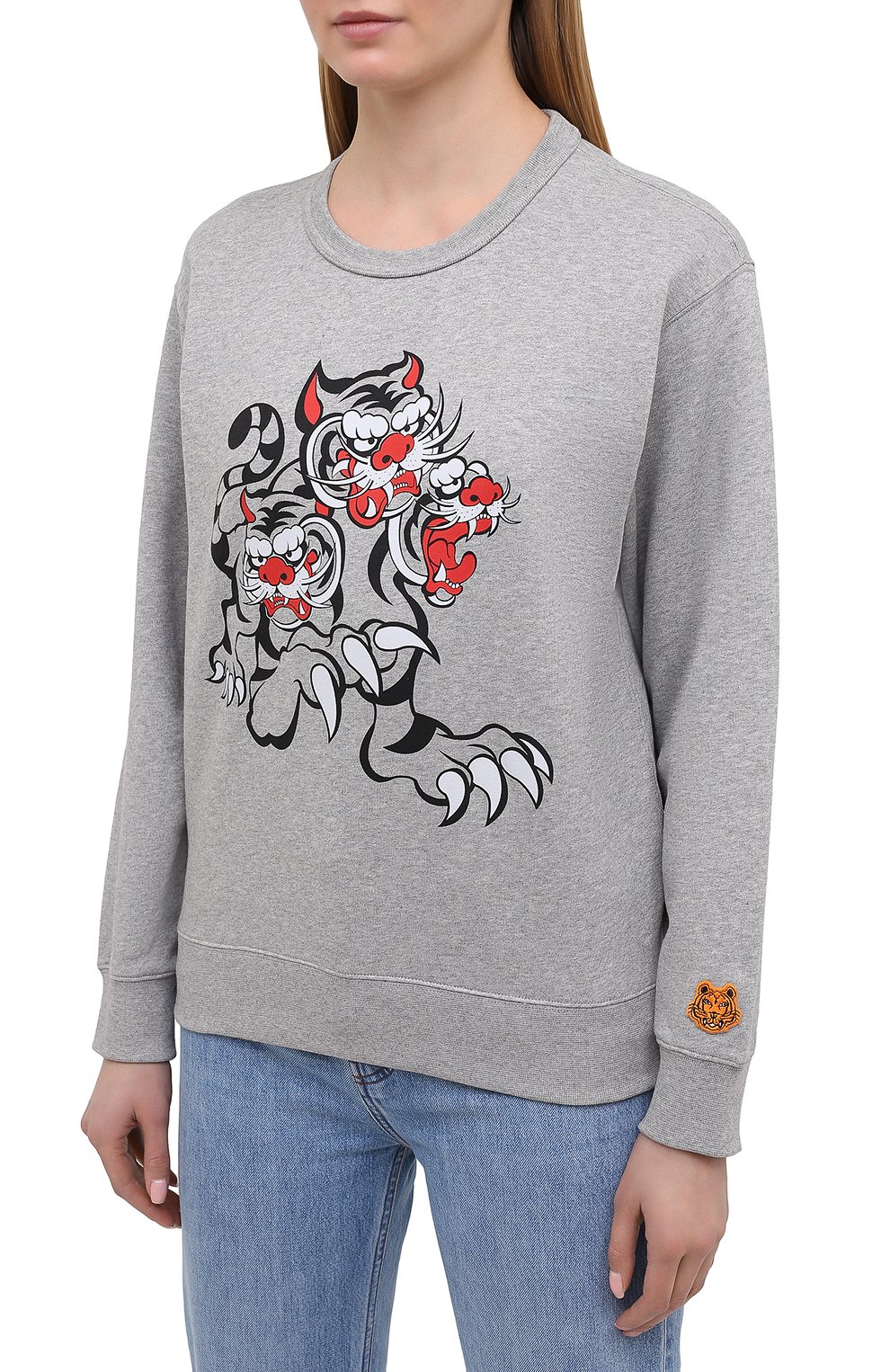 Хлопковый свитшот KENZO, арт. FB52SW8264ML, фото 3