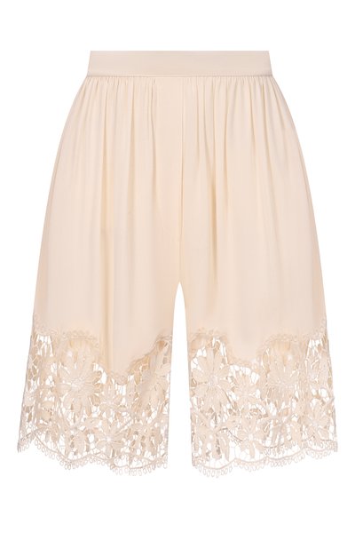 Женские шорты из шелка и хлопка ELIE SAAB, арт. P0201/SIM03