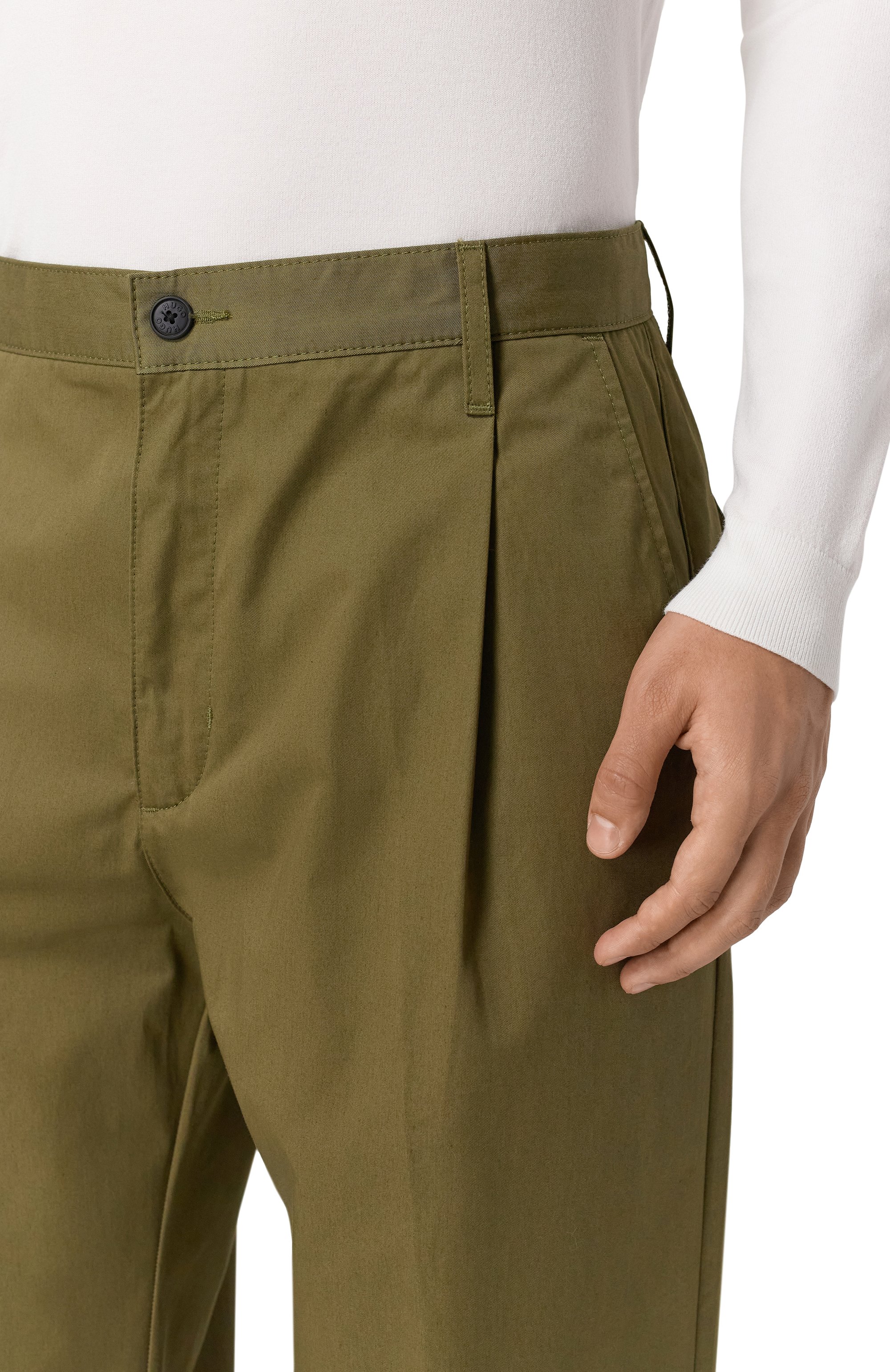 Хлопковые брюки HUGO BLUE, арт. 50544758, фото 5