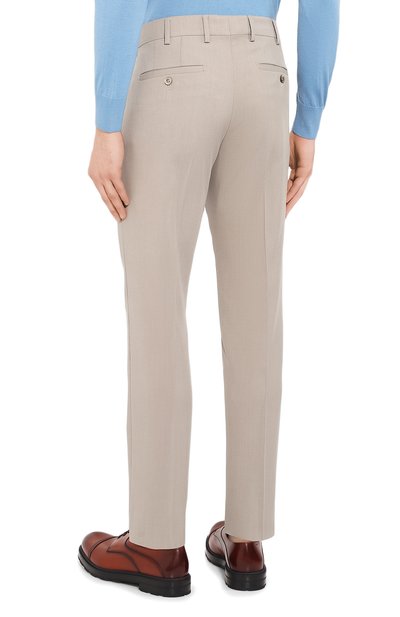 Брюки из смеси шерсти и хлопка LORO PIANA, арт. FAL0398, фото 4