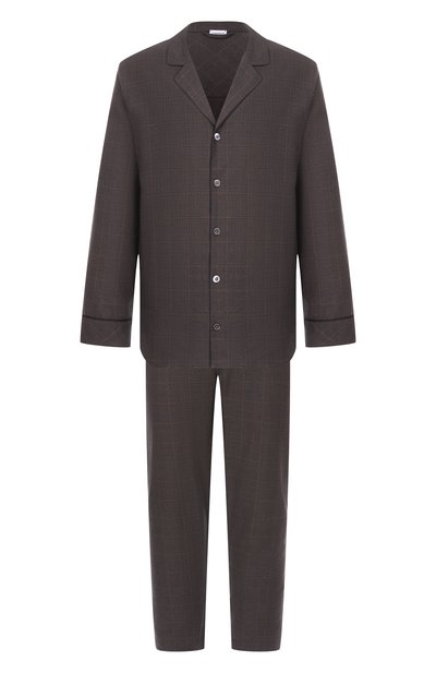 Мужская пижама из хлопка и шерсти ZIMMERLI, арт. 4600-21001