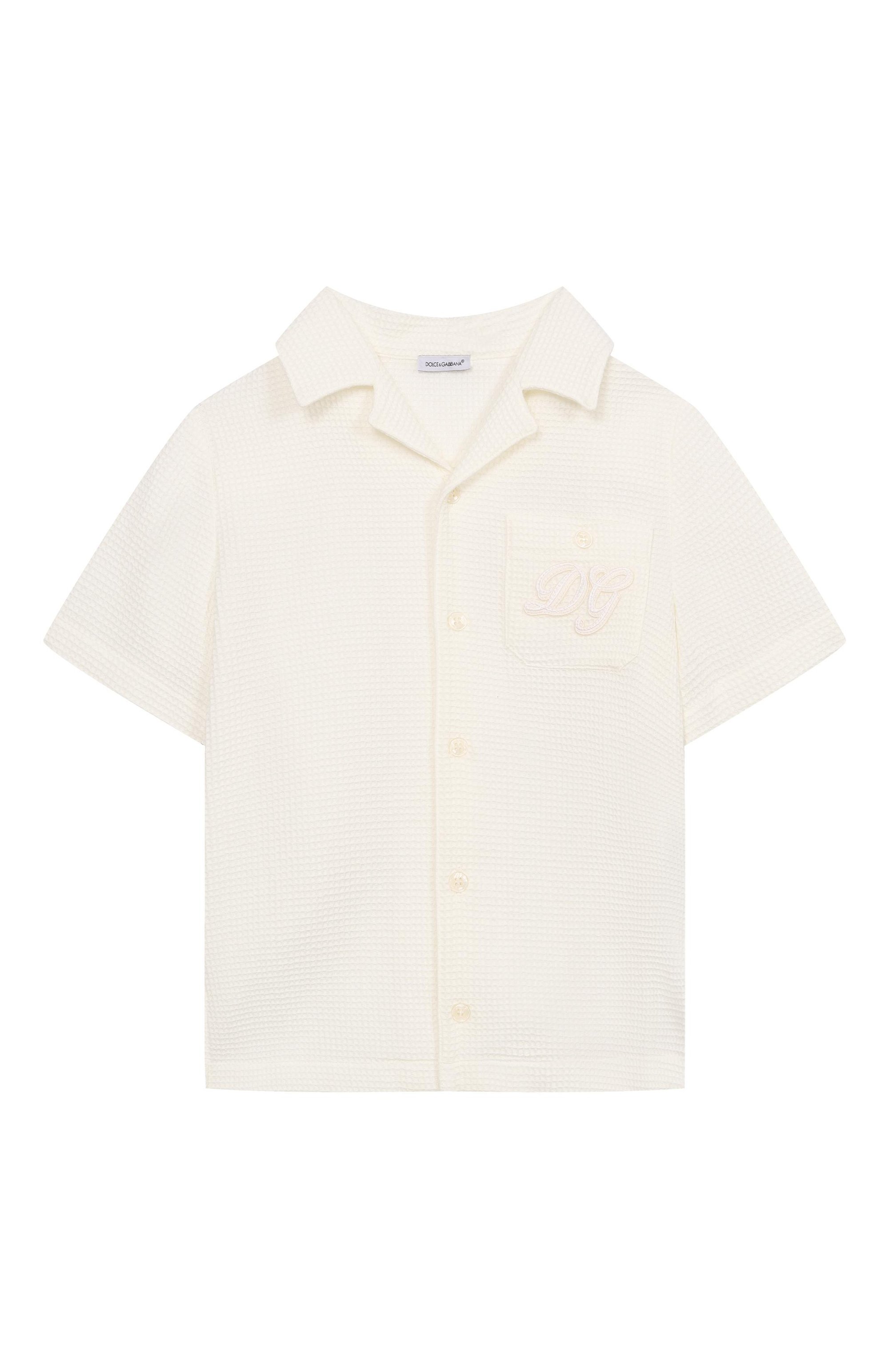 Хлопковая рубашка DOLCE & GABBANA, арт. L44S76/FU628, фото 1