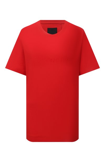 Женская хлопковая футболка GIVENCHY, арт. BW707Z30NH