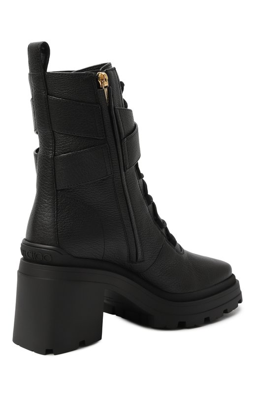 Кожаные ботильоны Noemi 80 Jimmy Choo N0EMI 80/GNL Чёрный  N0EMI 80/GNL Фото 5