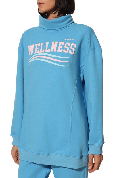 Хлопковый свитшот EVERREVER, арт. RE-HOO-BLU-01, фото 3