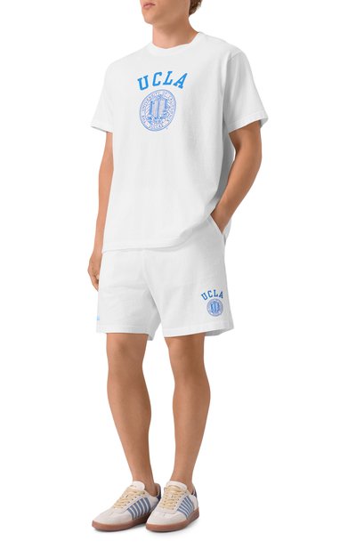 Хлопковые шорты sporty &amp; rich x ucla SPORTY AND RICH, арт. SH039615639WH01