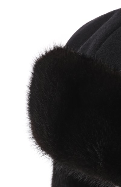 Шапка-ушанка бруклин с мехом норки FURLAND, арт. 0130910010059600048, фото 3