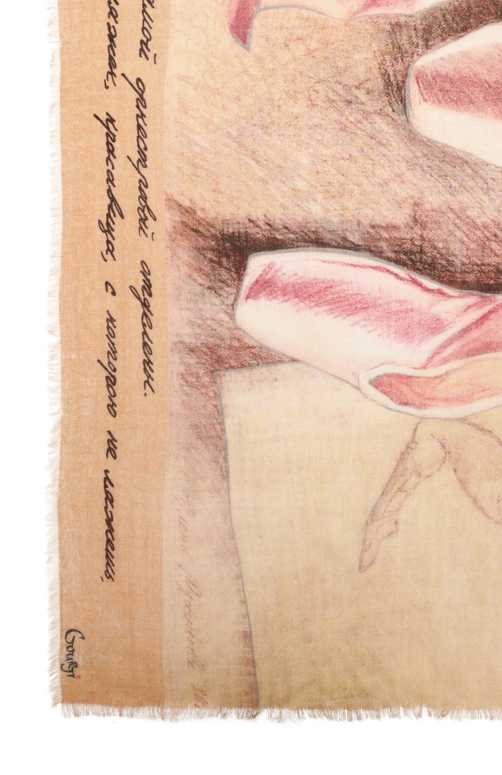 Шаль балет из кашемира и шерсти GOURJI, арт. 91222155/62114, фото 4