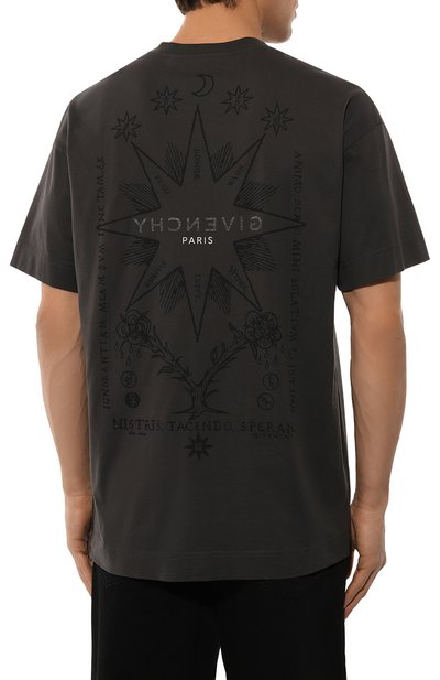 Хлопковая футболка GIVENCHY, арт. BM71JA3YN0, фото 4