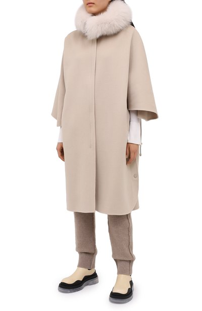 Шерстяное пальто YVES SALOMON, арт. 21WYC00912CDXW, фото 3