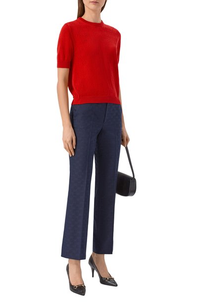 Пуловер из шелка и хлопка GUCCI, арт. 856204/XKFC0, фото 2