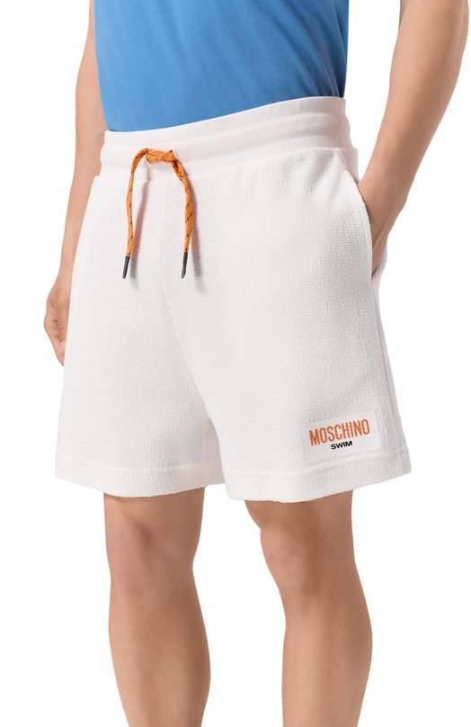 Хлопковые шорты Moschino A6702/9422 Белый  A6702/9422 Фото 3