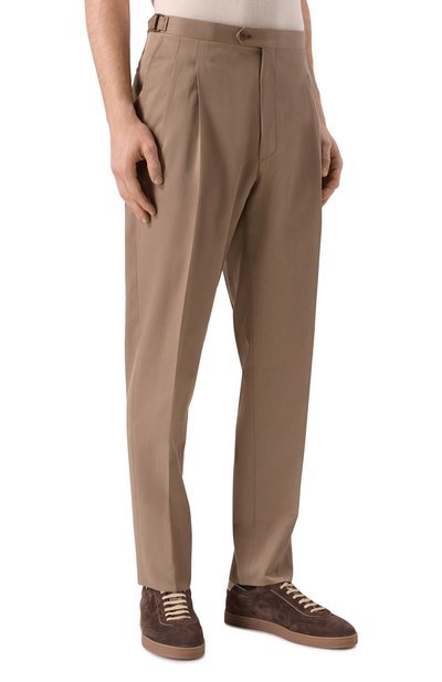 Брюки из шерсти и хлопка CORNELIANI, арт. 274L21/2714201, фото 3
