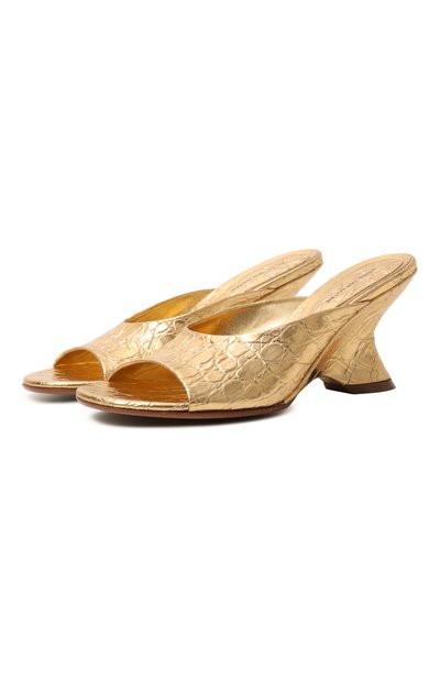 Женские кожаные мюли DRIES VAN NOTEN, арт. 011711/0597