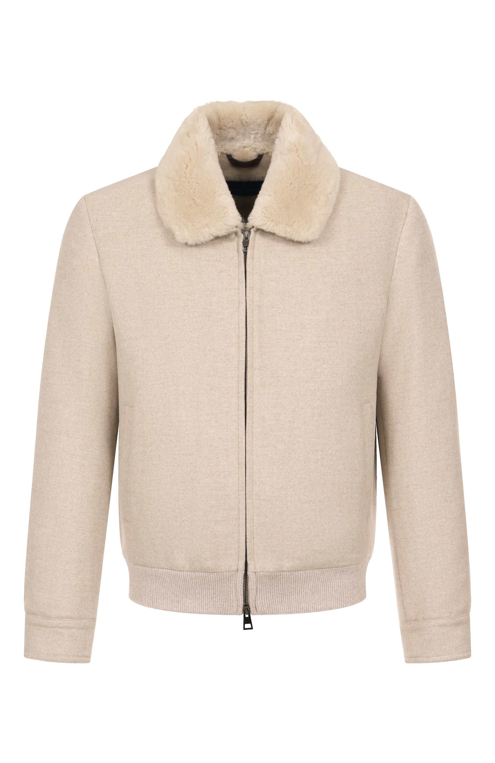 Бомбер с подкладкой из овчины ANDREA CAMPAGNA, арт. 25U029-DB1CNX/58-60, фото 1