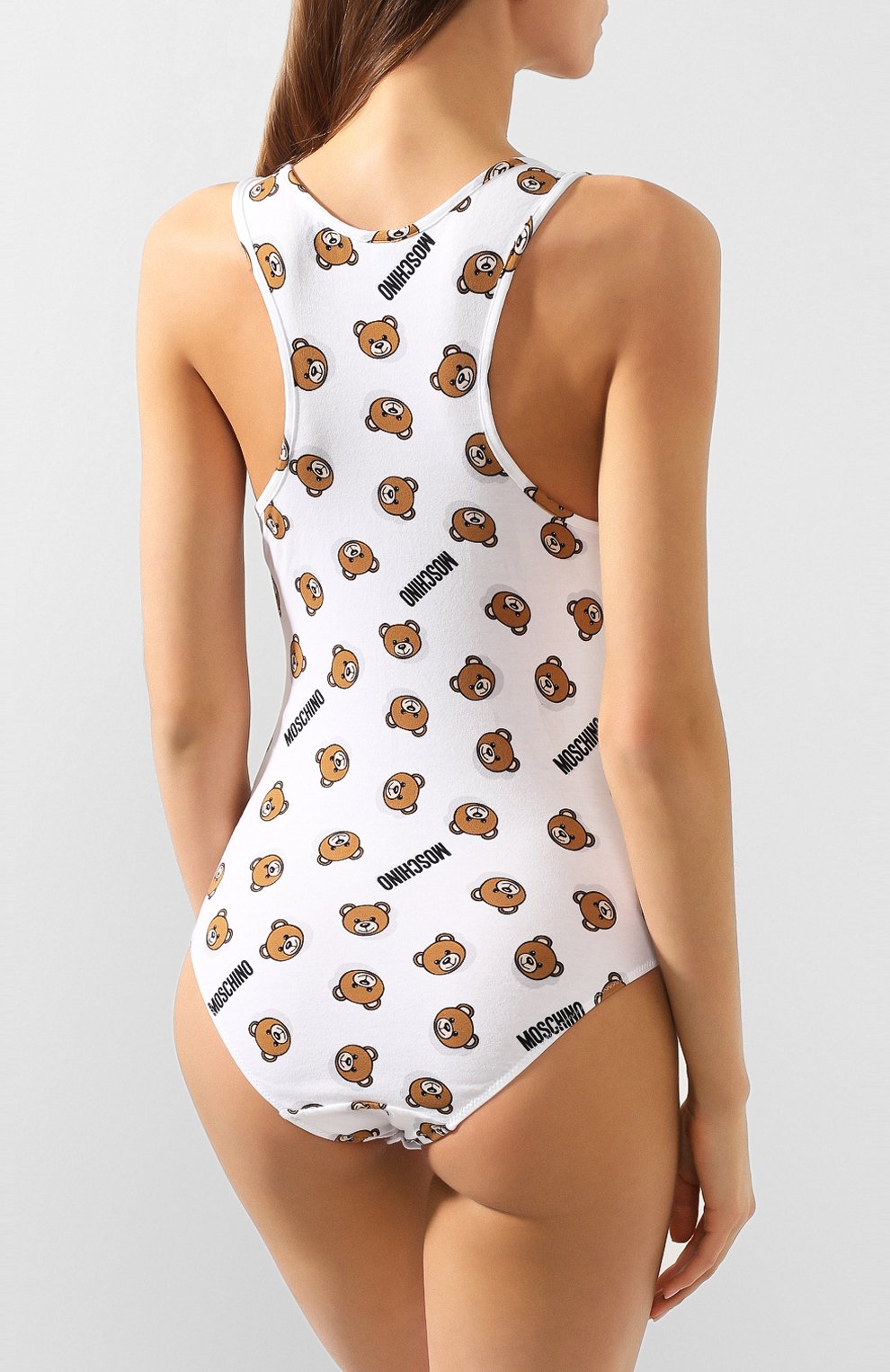 Боди MOSCHINO белого цвета по цене 10850 руб., арт. A6006/9005, фото 3 Боди MOSCHINO, арт. A6006/9005, фото 3