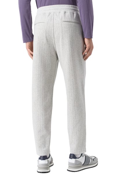 Брюки из хлопка и кашемира BRUNELLO CUCINELLI, арт. MM833B2336, фото 4