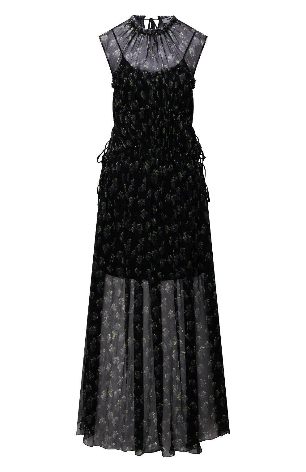 Шелковое платье MSGM, арт. 3042MDA101 217355, фото 1