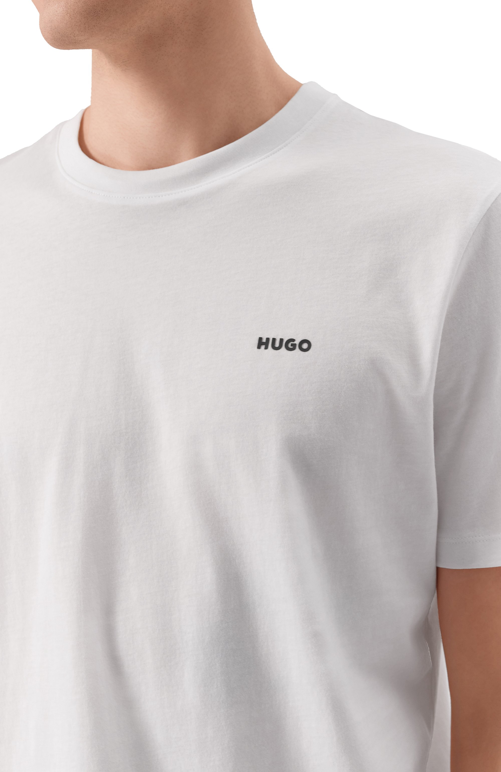 Хлопковая футболка HUGO, арт. 50466158, фото 5