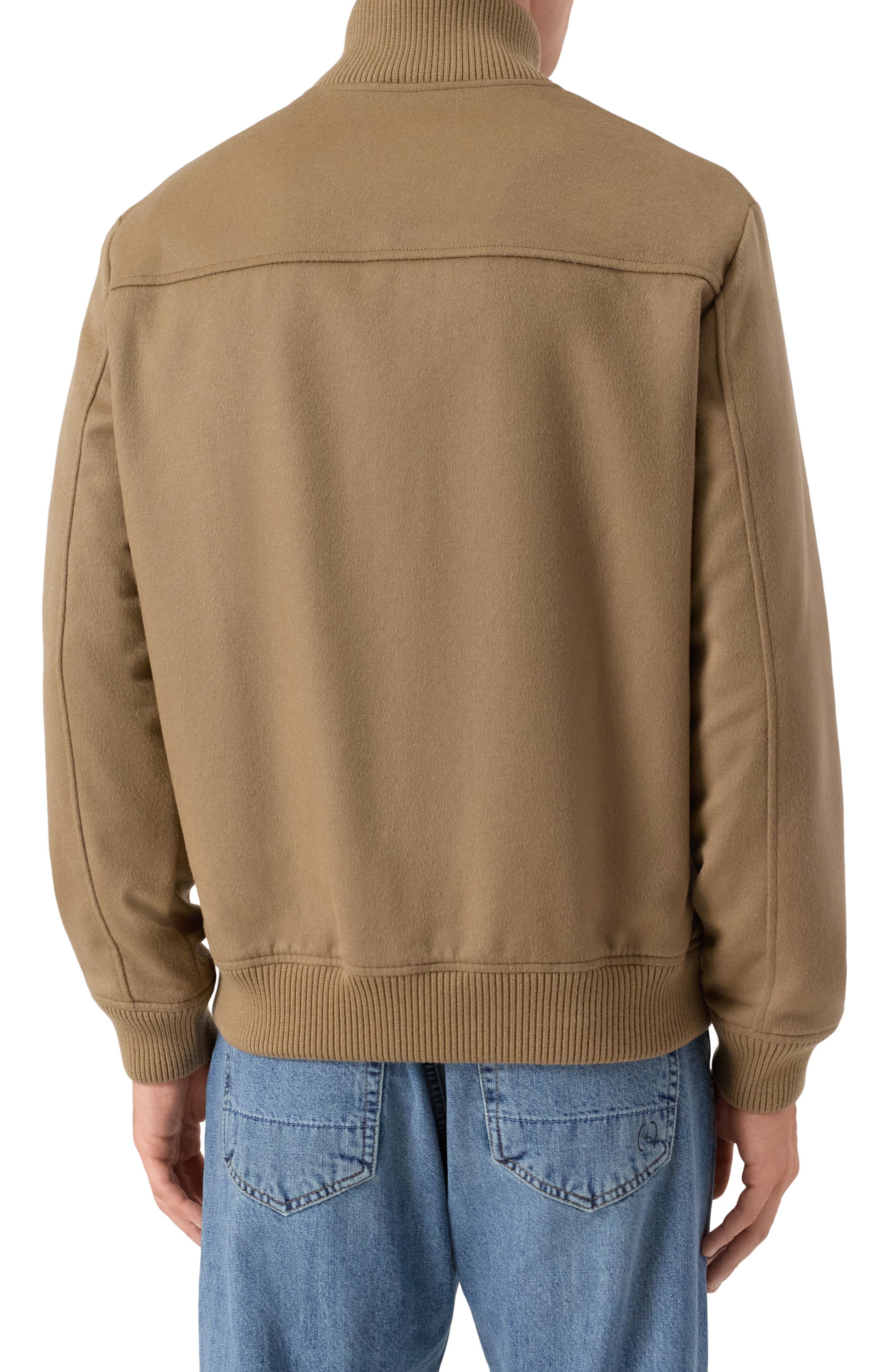 Шерстяной бомбер 12 STOREEZ, арт. 128573, фото 4