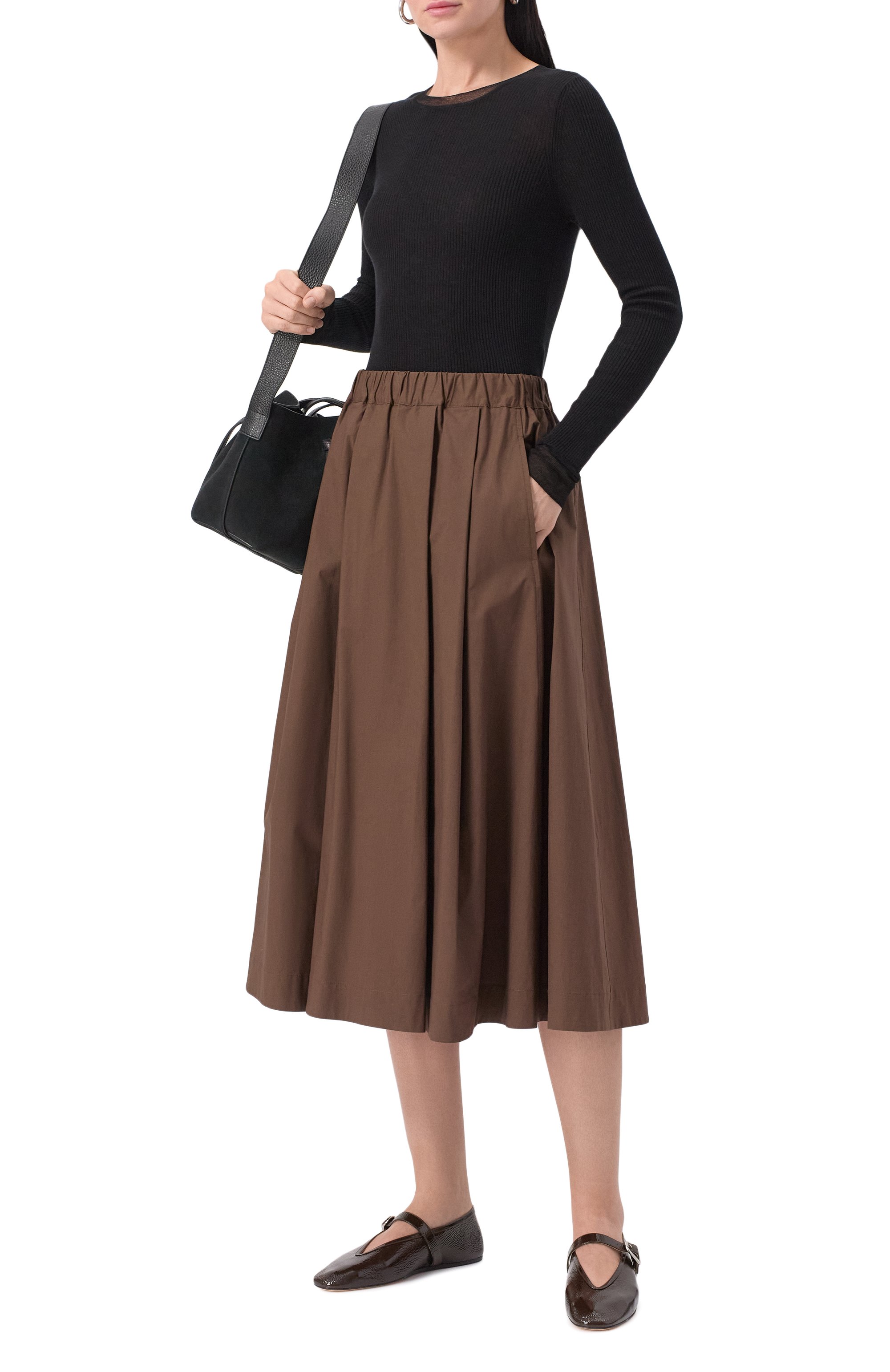 Пуловер из шелка и шерсти MAX MARA STUDIO, арт. GIGANTE, фото 2