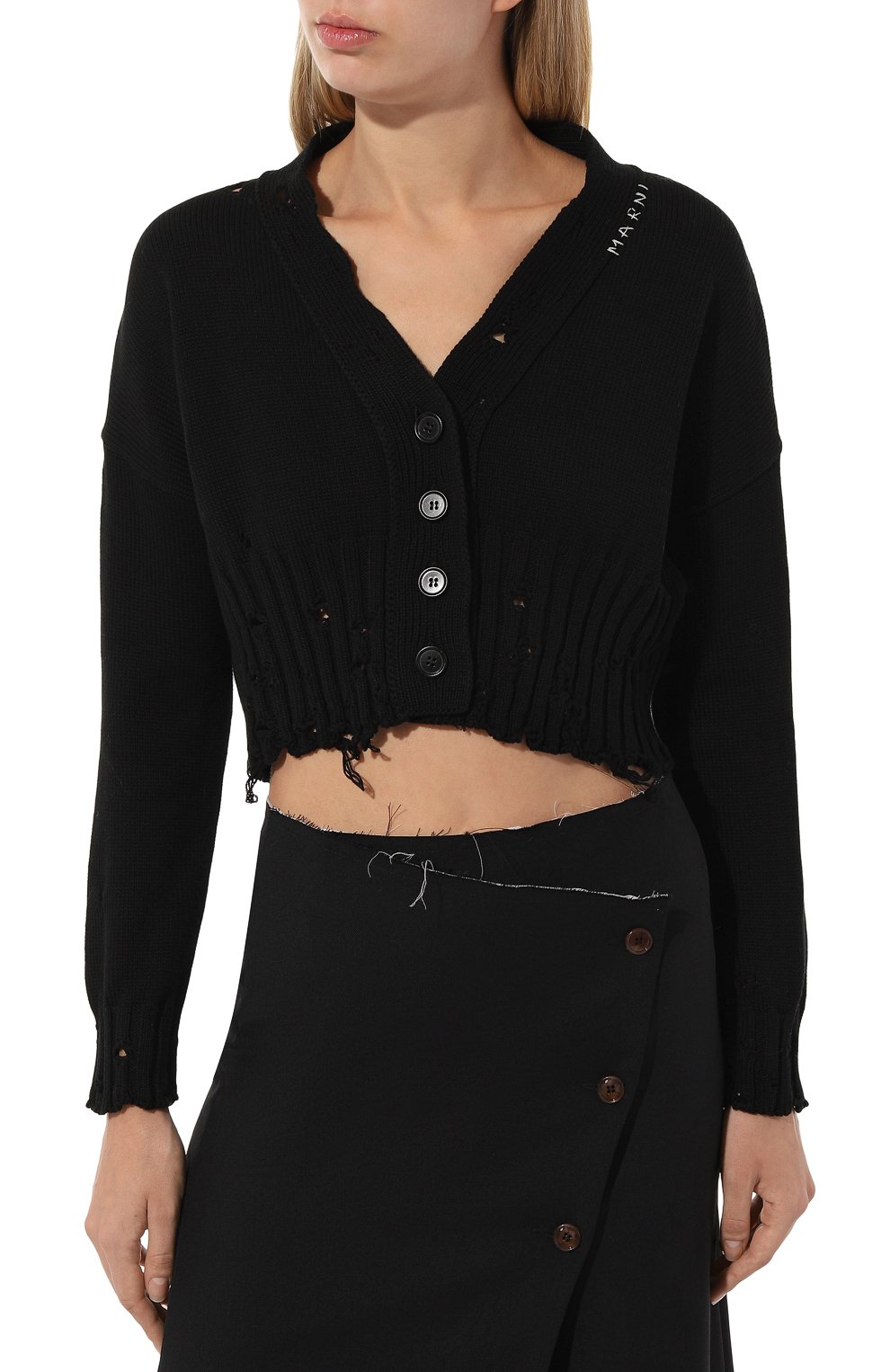 Хлопковый кардиган MARNI, арт. CDMD0223A2/UFC652, фото 3