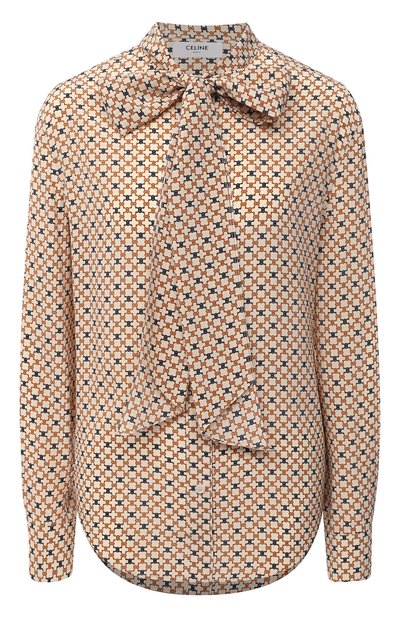 Женская шелковая блузка CELINE, арт. 2C204763L