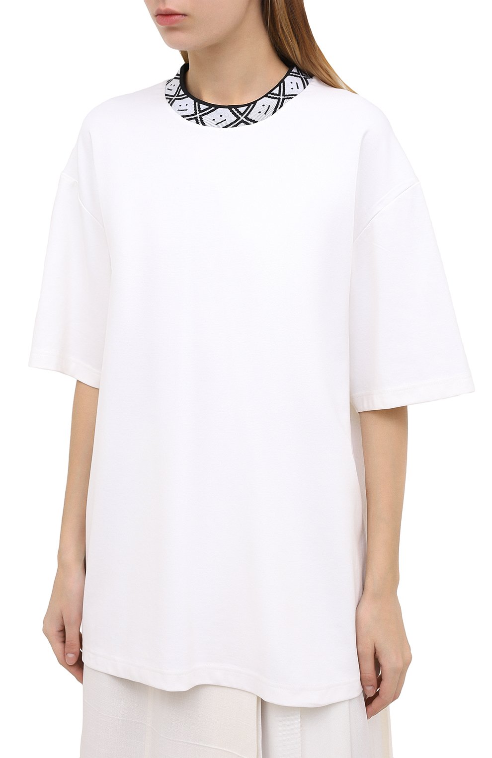 Хлопковая футболка ACNE STUDIOS, арт. CL0072/W, фото 3