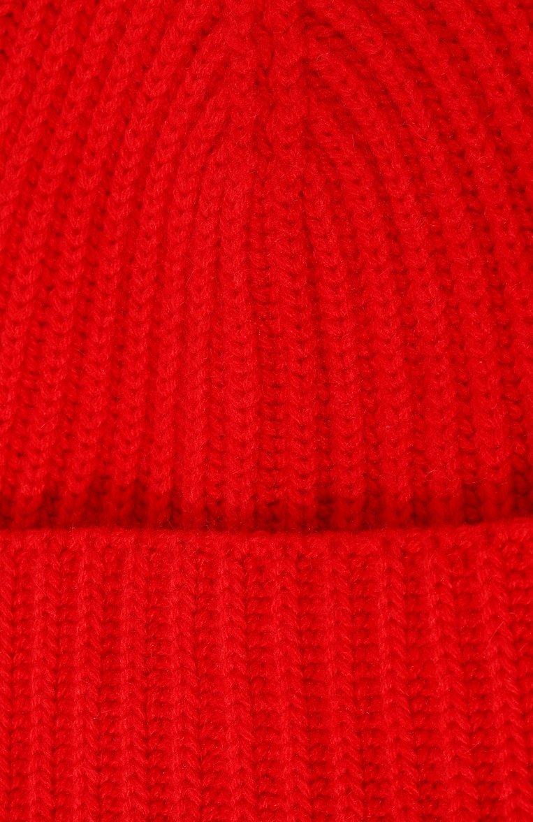 Мужская кашемировая шапка MUST красного цвета, арт. 7210 25 | Фото 3 (Материал: Текстиль, Кашемир, Шерсть; Кросс-КТ: Трикотаж; Материал сплава: Проставлено; Нос: Не проставлено)