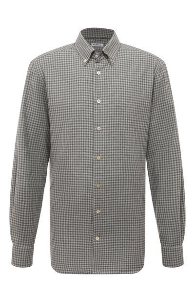 Мужская хлопковая рубашка KITON, арт. UCIH0864302