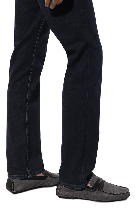 Кожаные мокасины Aldo Brue AB0136Q-GUVT Серый  AB0136Q-GUVT Фото 3