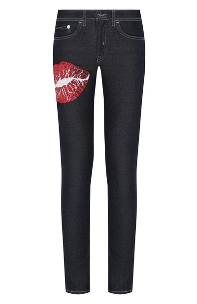 Джинсы с пайетками ICEBERG темно-синего цвета по цене 35650 руб., арт. 19E I2P0/2H01/6006, фото 1 Джинсы с пайетками ICEBERG, арт. 19E I2P0/2H01/6006, фото 1