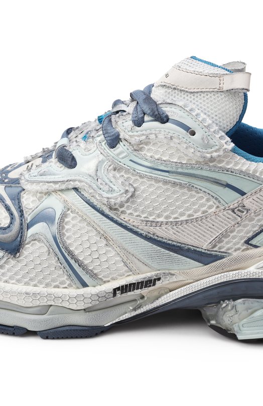Комбинированные кроссовки Runner 2.0 Balenciaga 779066/W3RXP Голубой  779066/W3RXP Фото 7