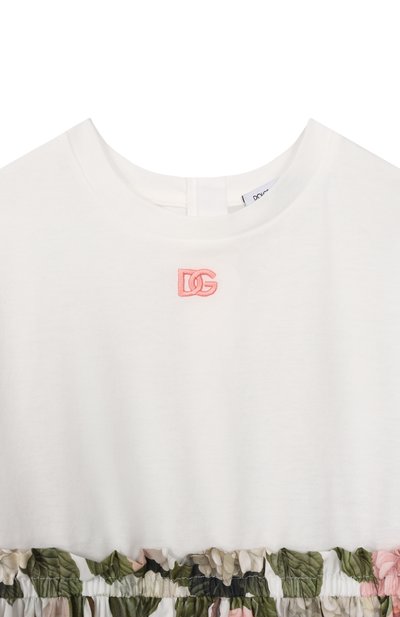 Хлопковое платье DOLCE & GABBANA, арт. L2JDAU/G7PQP, фото 3