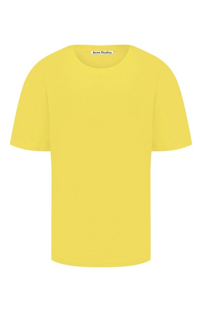 Женская хлопковая футболка ACNE STUDIOS, арт. AL0119/W
