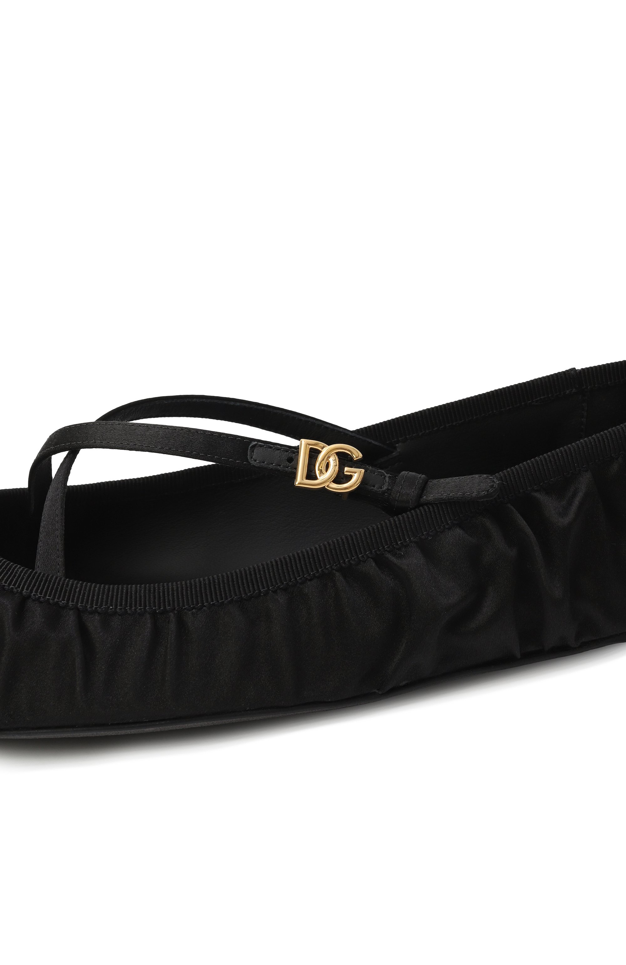 Текстильные балетки vally DOLCE & GABBANA черного цвета по цене 85650 руб., арт. CB0258/AD160, фото 7 Текстильные балетки vally DOLCE & GABBANA, арт. CB0258/AD160, фото 7