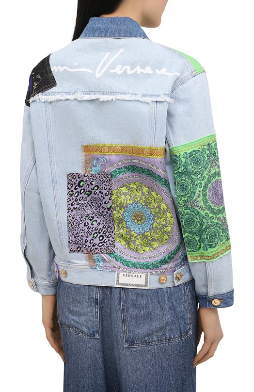 Джинсовая куртка Versace A88516/1F00408 Разноцветный  A88516/1F00408 Фото 4