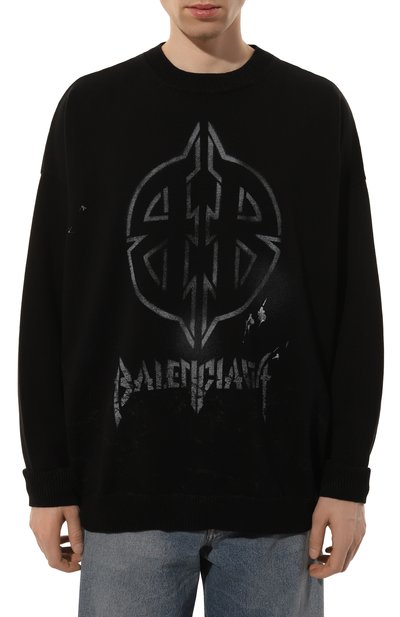 Хлопковый свитшот BALENCIAGA, арт. 793662/T3324, фото 3