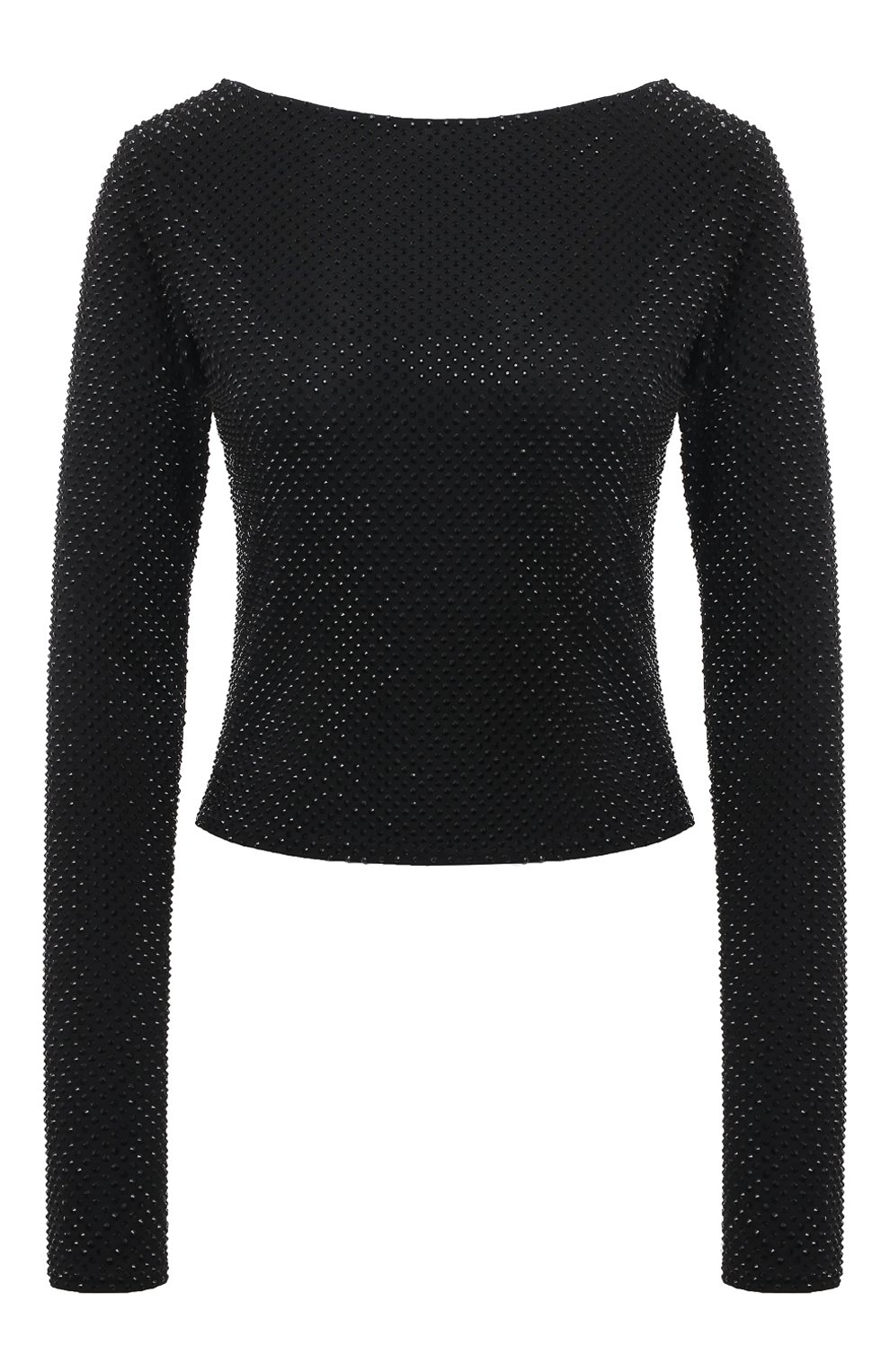 Топ с отделкой стразами SASHAVERSE, арт. TP005S/MSO001/black/W24, фото 1