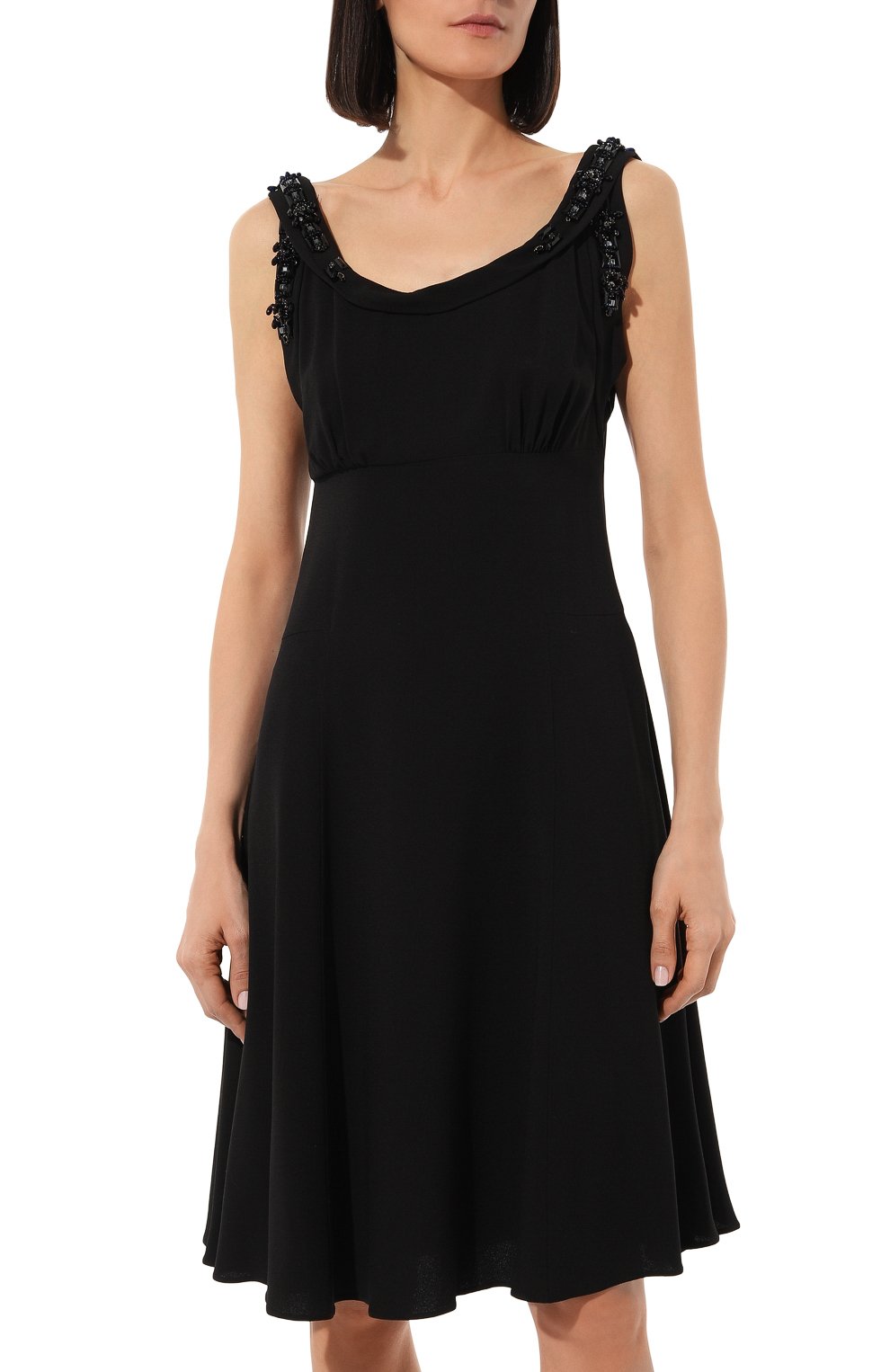 Платье с отделкой стразами PRADA, арт. P32T3R-1K0M-F0002-161, фото 3