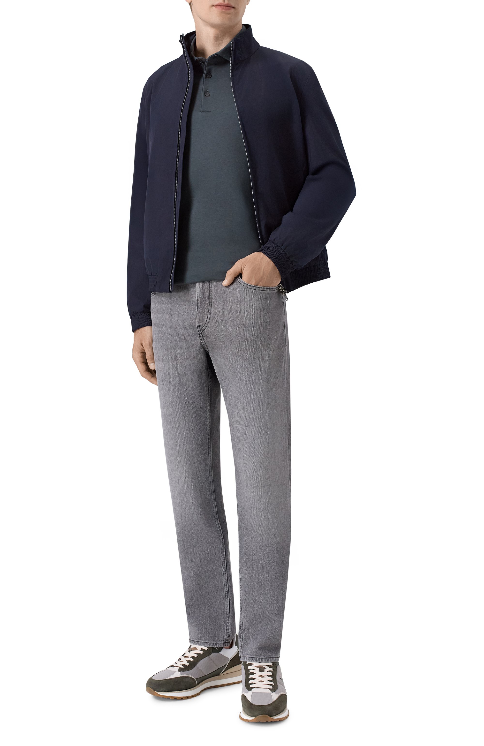 Хлопковое поло BOSS, арт. 50468392, фото 2