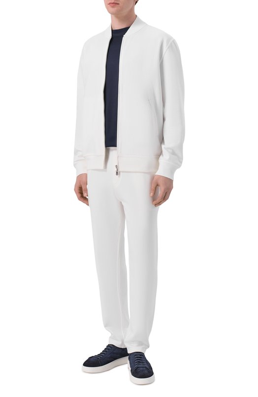 Хлопковая толстовка Brunello Cucinelli MW8639072G Белый  MW8639072G Фото 2