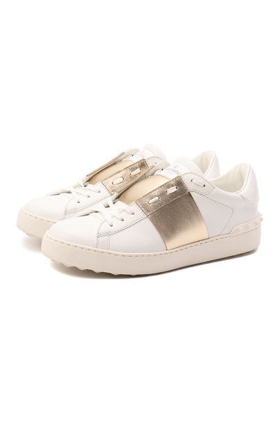 Кожаные кеды open VALENTINO, арт. ZW2S0781/FLR, фото 1