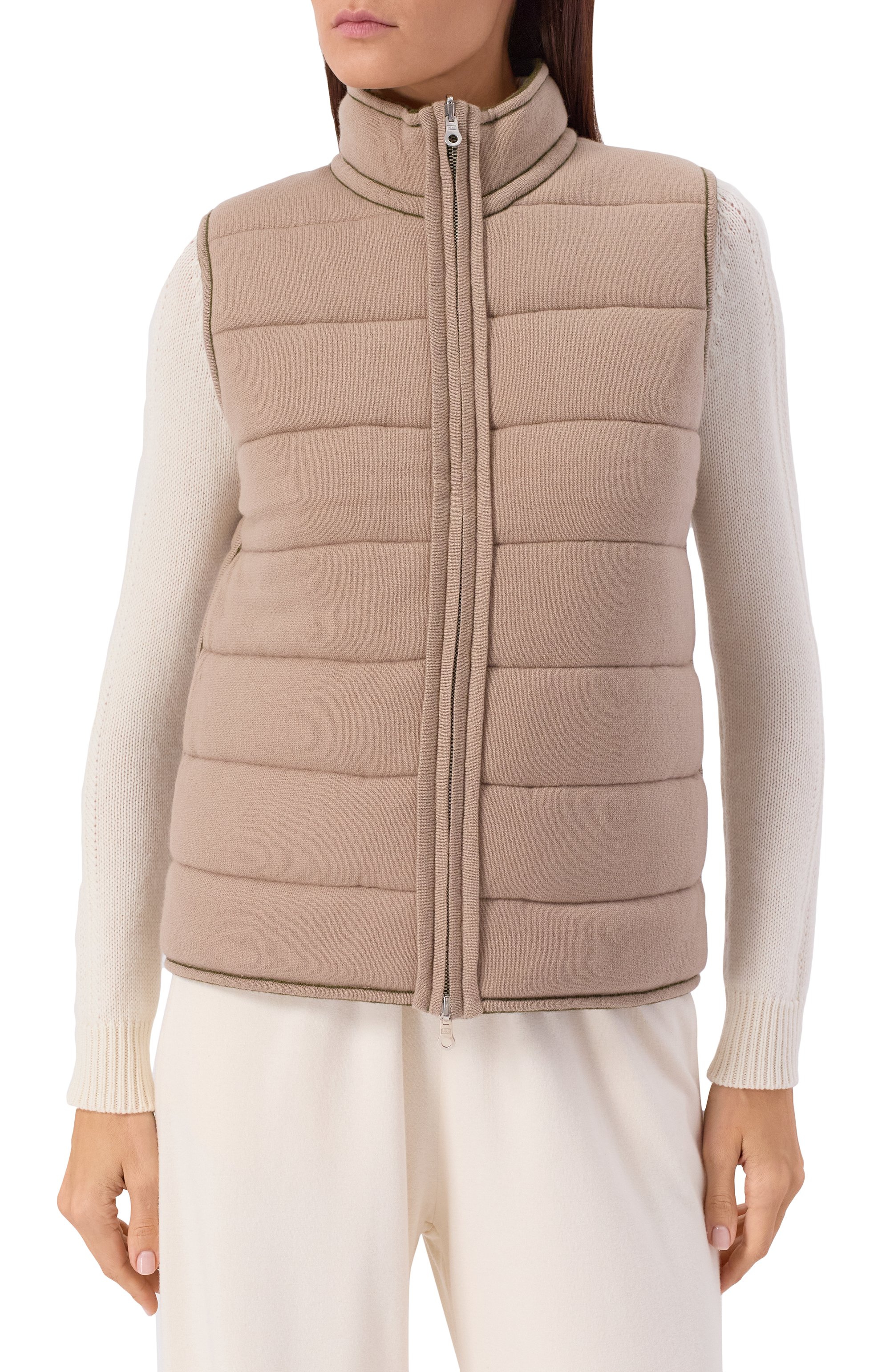 Кашемировый двусторонний жилет ARCH4, арт. KNVS2957, фото 6