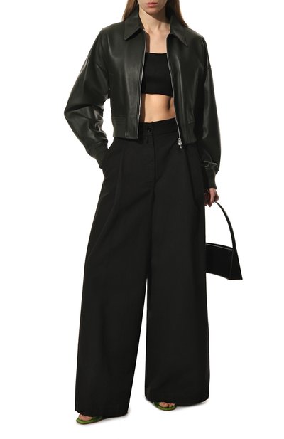 Хлопковые брюки DRIES VAN NOTEN черного цвета по цене 59300 руб., арт. 222-030963-5326, фото 2 Хлопковые брюки DRIES VAN NOTEN, арт. 222-030963-5326, фото 2